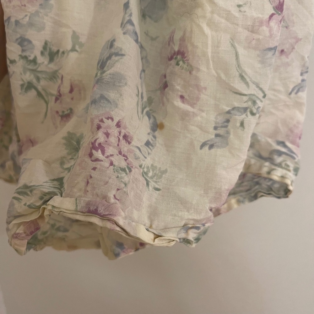 Vintage Eileen West Nightgown Frills Ribbon Cottagecore GrandmaCore Chic - Picture 9 of 10